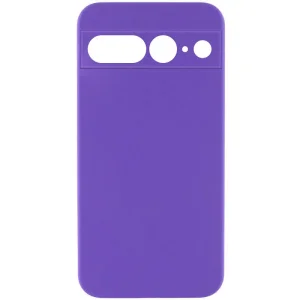 Колір: Фіолетовий - Чохол Silicone Cover Lakshmi Full Camera (AAA) для Google Pixel 7 Pro Amethyst