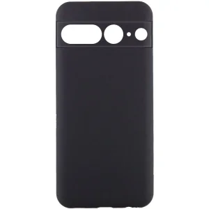 Колір: Чорний - Чохол Silicone Cover Lakshmi Full Camera (AAA) для Google Pixel 7 Pro Black