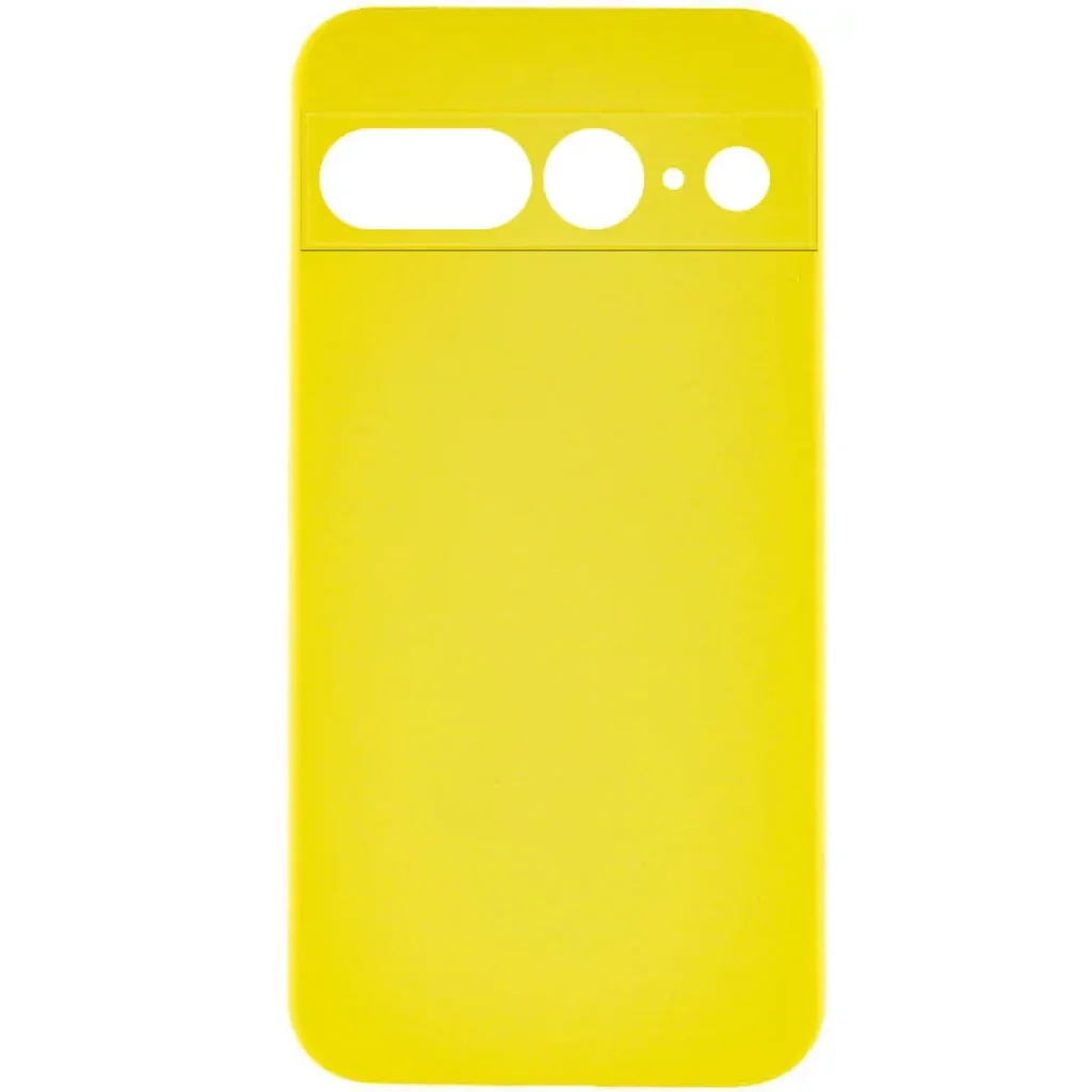 Чехол Silicone Cover Lakshmi Full Camera (AAA) для Google Pixel 7 Pro Yellow