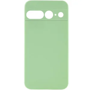 Колір: Зелений - Чохол Silicone Cover Lakshmi Full Camera (AAA) для Google Pixel 7 Pro Mint