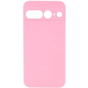 Колір: Рожевий - Чохол Silicone Cover Lakshmi Full Camera (AAA) для Google Pixel 7 Pro Light Pink