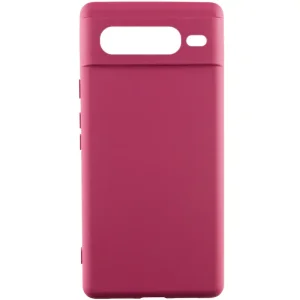 Цвет: Бордовый - Чехол Silicone Cover Lakshmi (A) для Google Pixel 7 Pro Marsala