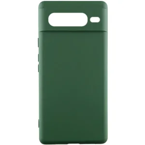 Цвет: Зеленый - Чехол Silicone Cover Lakshmi (A) для Google Pixel 7 Pro Dark Green