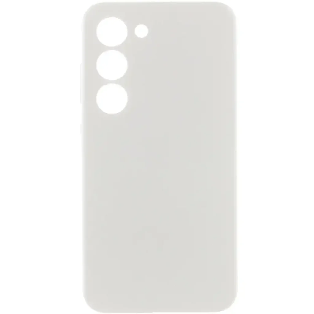 Чохол Silicone Cover Lakshmi Full Camera (AA) для Samsung Galaxy S23 White