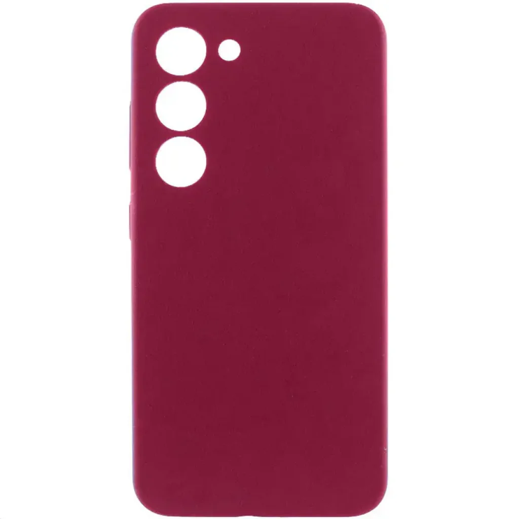 Чохол Silicone Cover Lakshmi Full Camera (AA) для Samsung Galaxy S23 Marsala