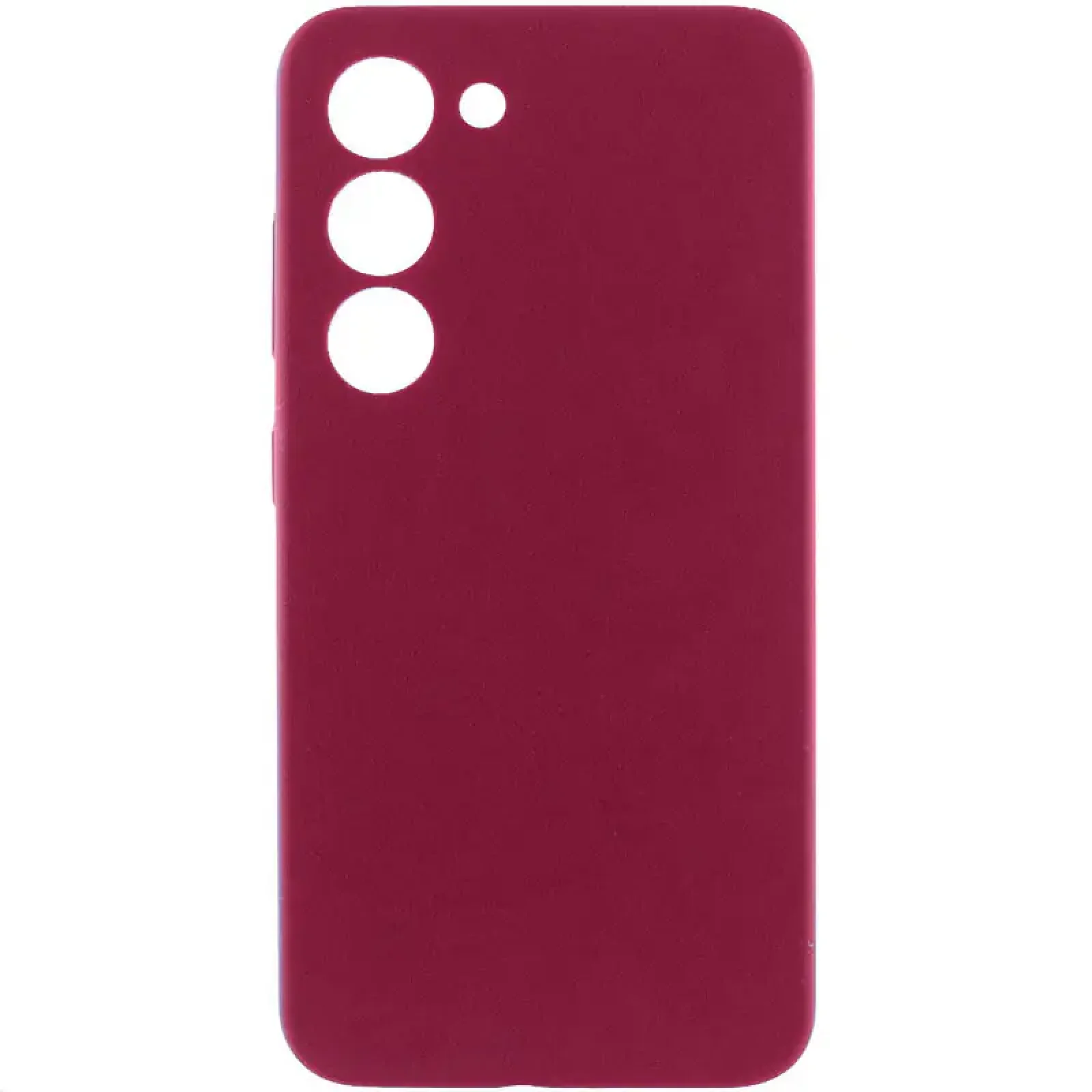 Чехол Silicone Cover Lakshmi Full Camera (AA) для Samsung Galaxy S23 Marsala
