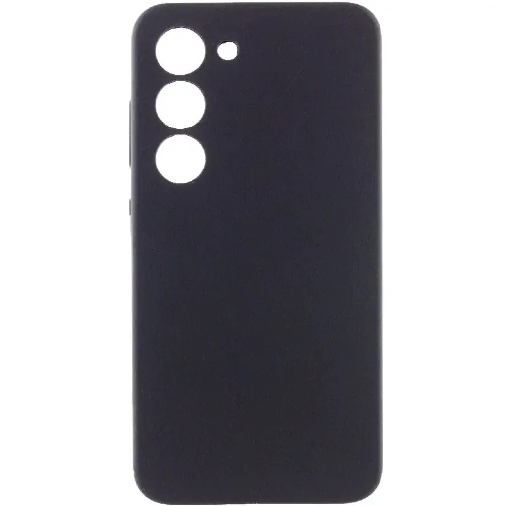 Чохол Silicone Cover Lakshmi Full Camera (AA) для Samsung Galaxy S23 Black