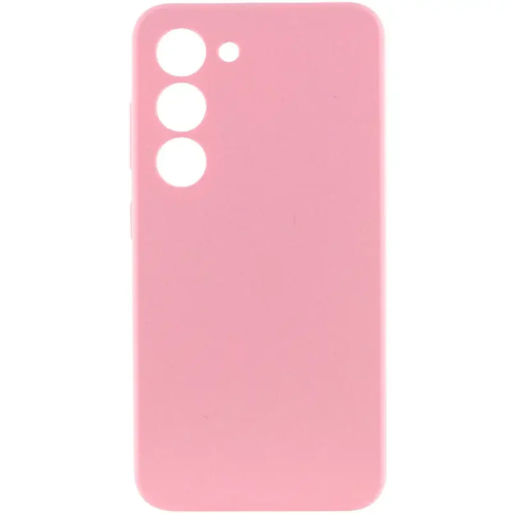 Чохол Silicone Cover Lakshmi Full Camera (AA) для Samsung Galaxy S23 Pink