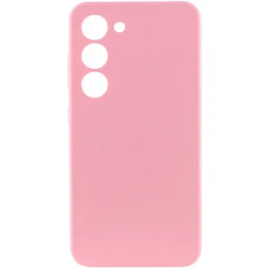 Колір: Рожевий - Чохол Silicone Cover Lakshmi Full Camera (AA) для Samsung Galaxy S23 Pink