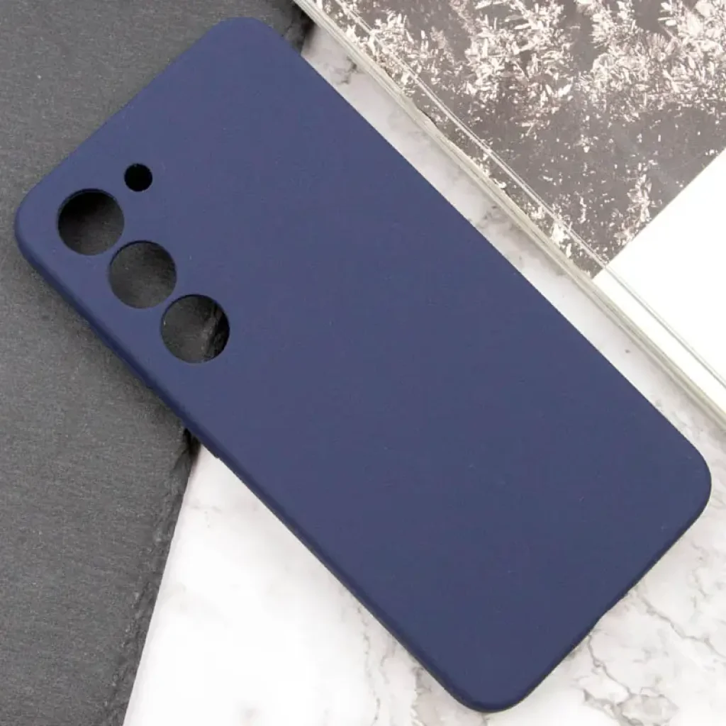 Чохол Silicone Cover Lakshmi Full Camera (AA) для Samsung Galaxy S23 Midnight Blue