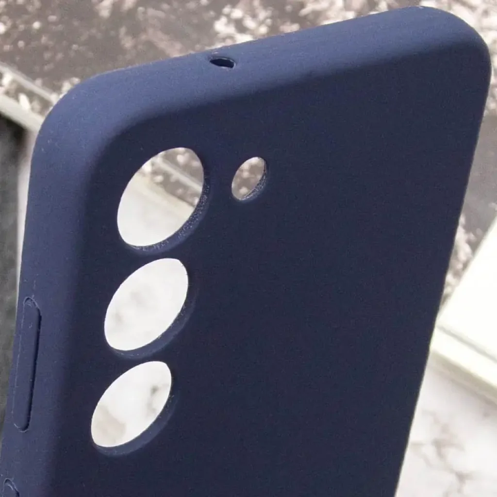 Чохол Silicone Cover Lakshmi Full Camera (AA) для Samsung Galaxy S23 Midnight Blue