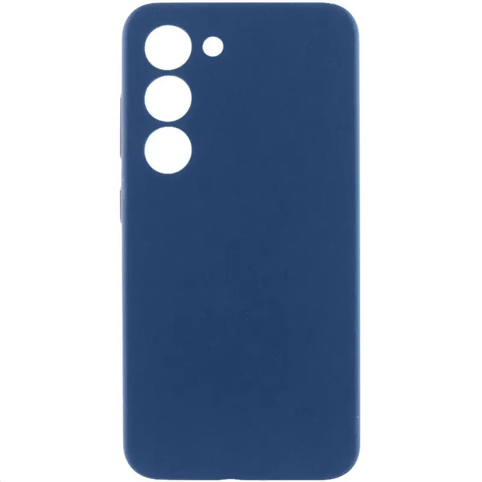 Чохол Silicone Cover Lakshmi Full Camera (AA) для Samsung Galaxy S23 Navy Blue