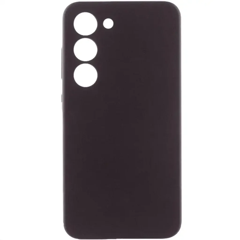Чохол Silicone Cover Lakshmi Full Camera (AA) для Samsung Galaxy S23 Chocolate