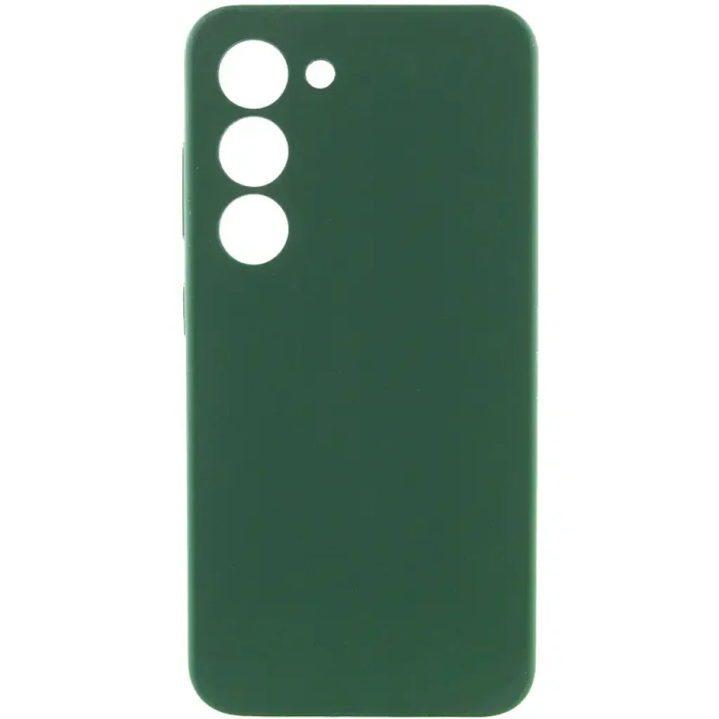 Чохол Silicone Cover Lakshmi Full Camera (AA) для Samsung Galaxy S23 Dark Green