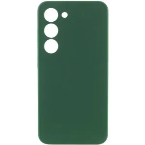 Колір: Зелений - Чохол Silicone Cover Lakshmi Full Camera (AA) для Samsung Galaxy S23 Dark Green
