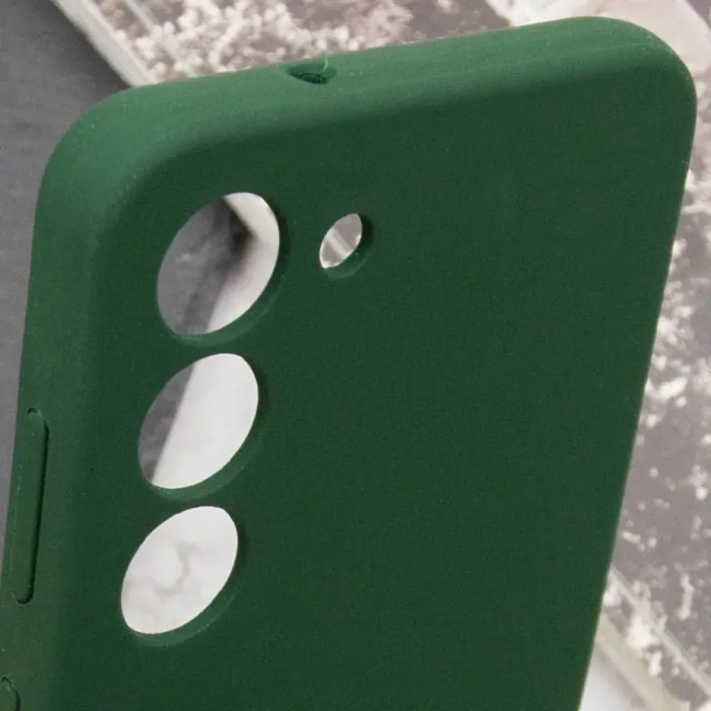 Чохол Silicone Cover Lakshmi Full Camera (AA) для Samsung Galaxy S23 Dark Green