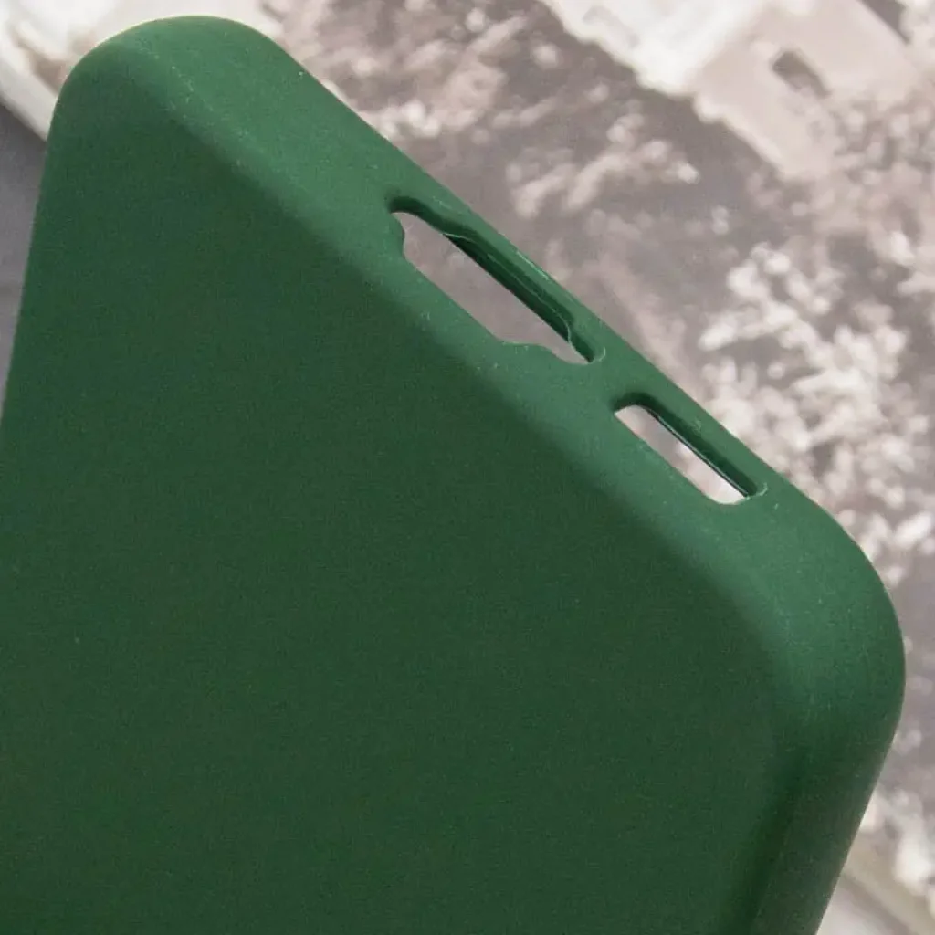 Чохол Silicone Cover Lakshmi Full Camera (AA) для Samsung Galaxy S23 Dark Green