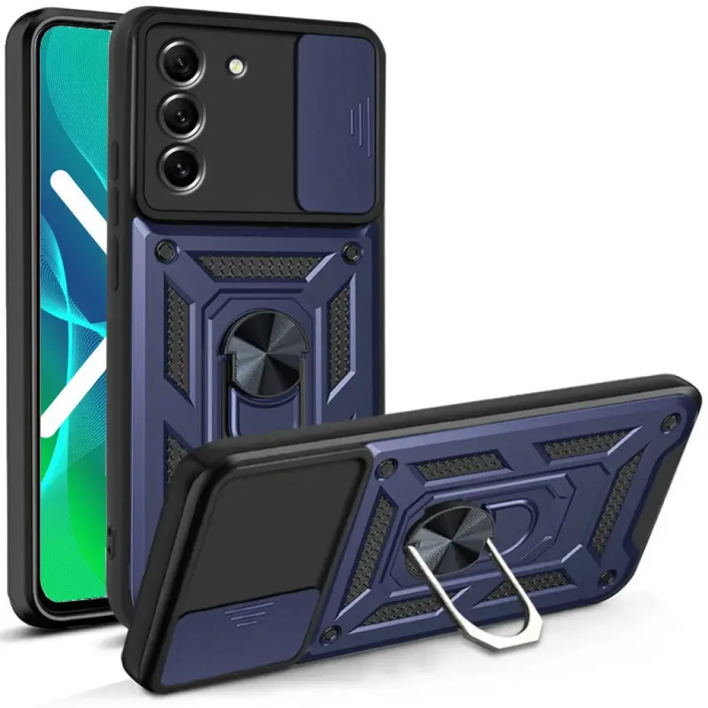 Чехол Camshield Serge Ring для Samsung Galaxy S23 Plus Blue