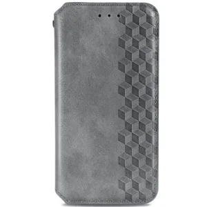 Цвет: Серый - Чехол Getman Cubic PU Case для Xiaomi Poco X5 5G / Redmi Note 12 5G Gray