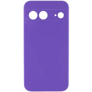 Колір: Фіолетовий - Чохол Silicone Cover Lakshmi Full Camera (AAA) для Google Pixel 7a Amethyst