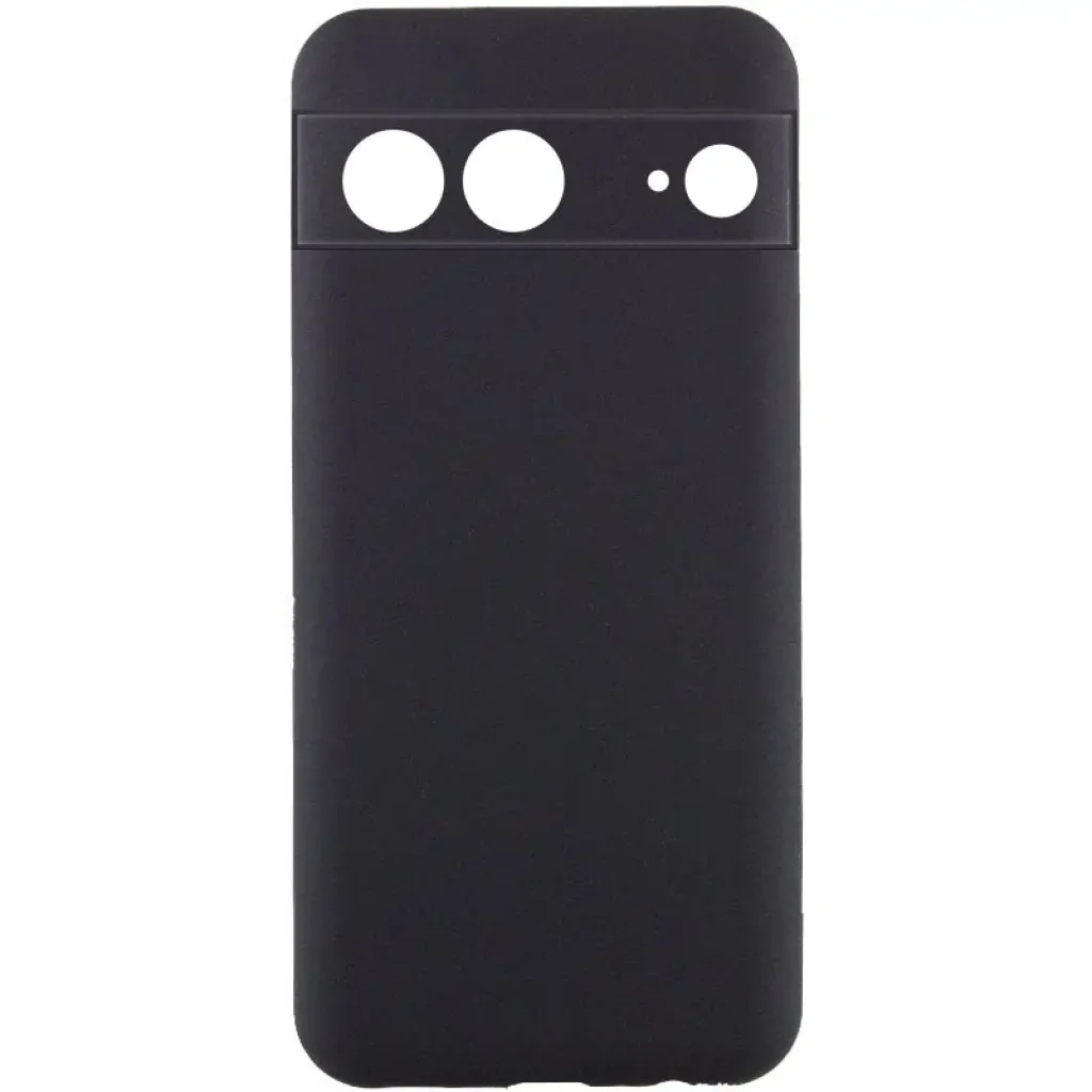 Чохол Silicone Cover Lakshmi Full Camera (AAA) для Google Pixel 7a Black