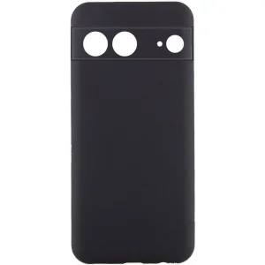 Колір: Чорний - Чохол Silicone Cover Lakshmi Full Camera (AAA) для Google Pixel 7a Black