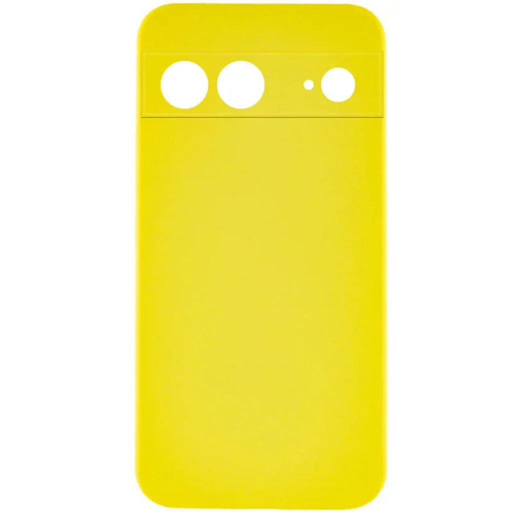 Чохол Silicone Cover Lakshmi Full Camera (AAA) для Google Pixel 7a Yellow