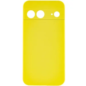 Колір: Жовтий - Чохол Silicone Cover Lakshmi Full Camera (AAA) для Google Pixel 7a Yellow