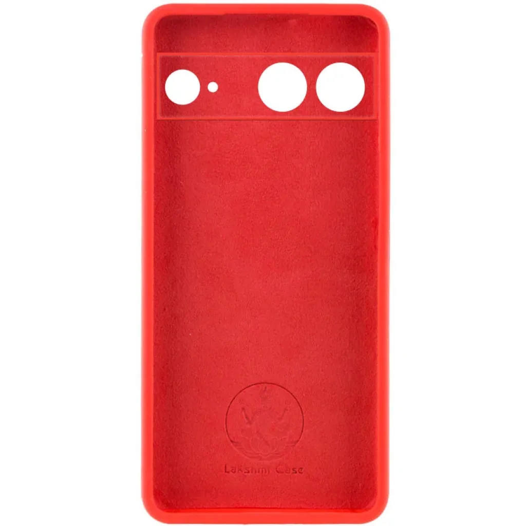 Чохол Silicone Cover Lakshmi Full Camera (AAA) для Google Pixel 7a Red