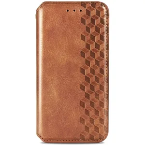 Колір: Коричневий - Чохол Getman Cubic PU Case для Xiaomi 13 Brown