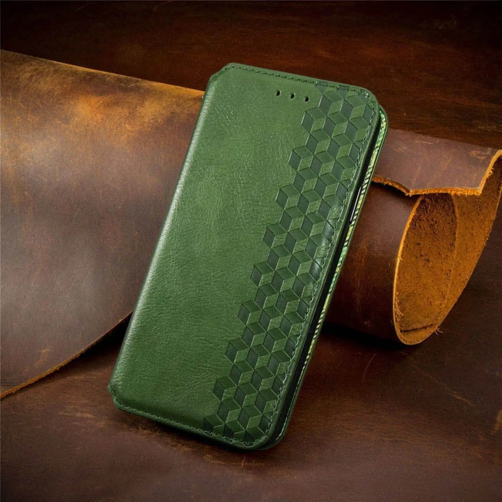 Чохол Getman Cubic PU Case для Xiaomi 13 Pro Green