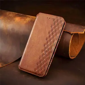 Чохол Getman Cubic PU Case для Xiaomi 13 Pro Brown