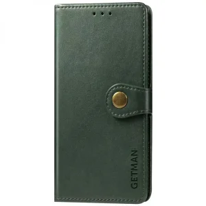Цвет: Зеленый - Чехол Getman Gallant PU Case для Samsung Galaxy M14 5G Green