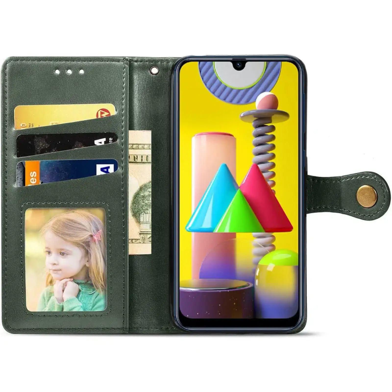 Чохол Getman Gallant PU Case для Xiaomi Redmi Note 12S Green