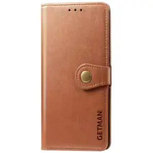 Колір: Коричневий - Чохол Getman Gallant PU Case для Xiaomi Redmi Note 12S Brown
