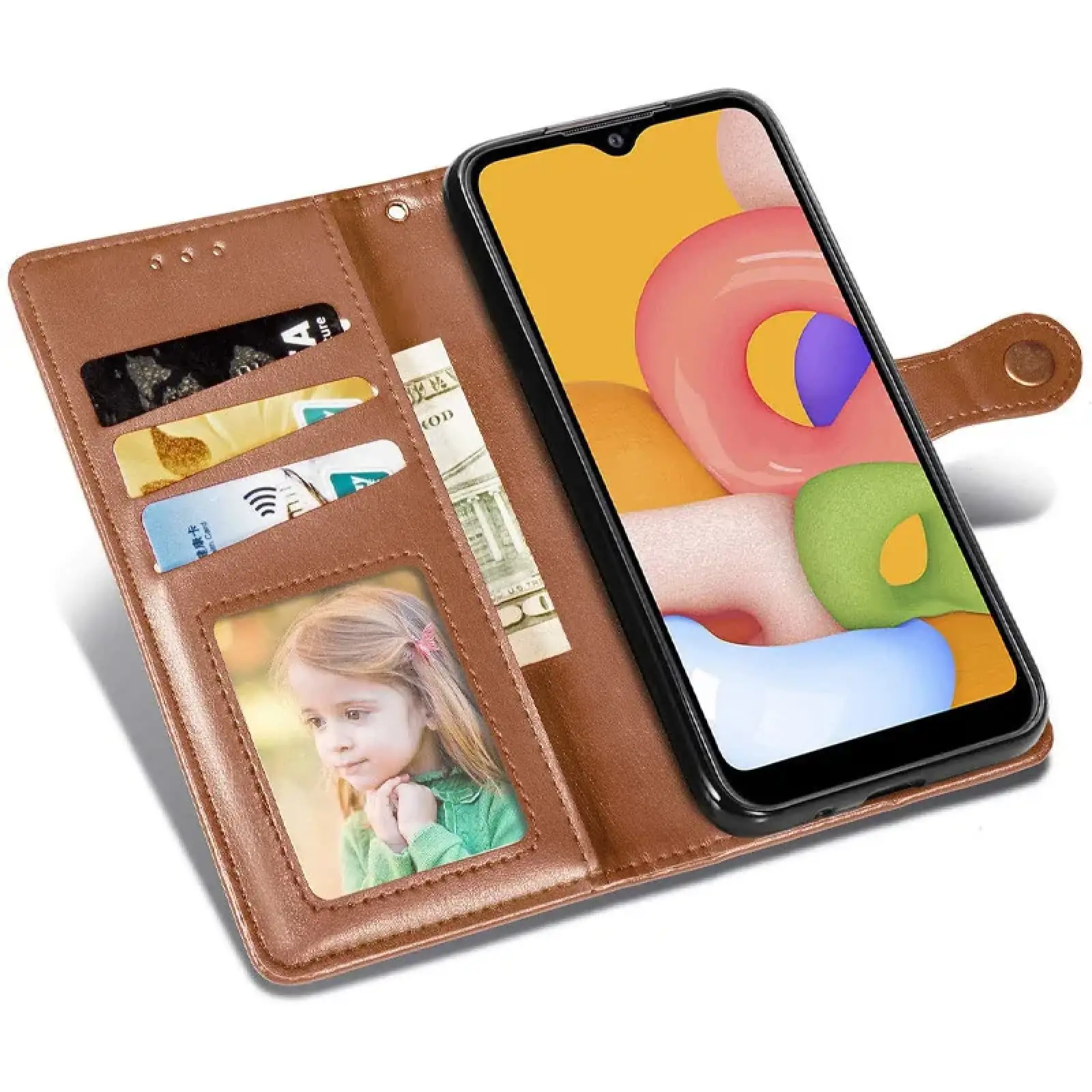 Чохол Getman Gallant PU Case для Xiaomi Redmi Note 12S Brown