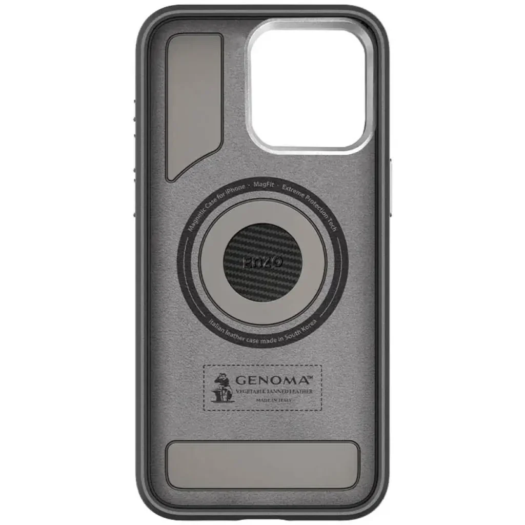 Чохол SGP PC+Leather with MagSafe для Apple iPhone 15 Pro Carbon