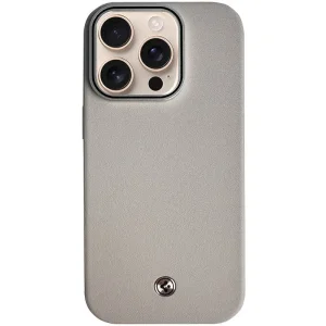 Колір: Сірий - Чохол SGP PC+Leather with MagSafe для Apple iPhone 15 Pro Grey