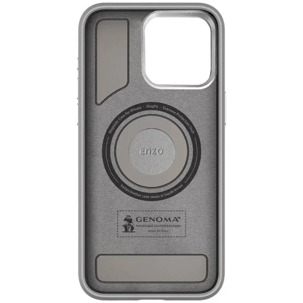 Чохол SGP PC+Leather with MagSafe для Apple iPhone 15 Pro Max Grey
