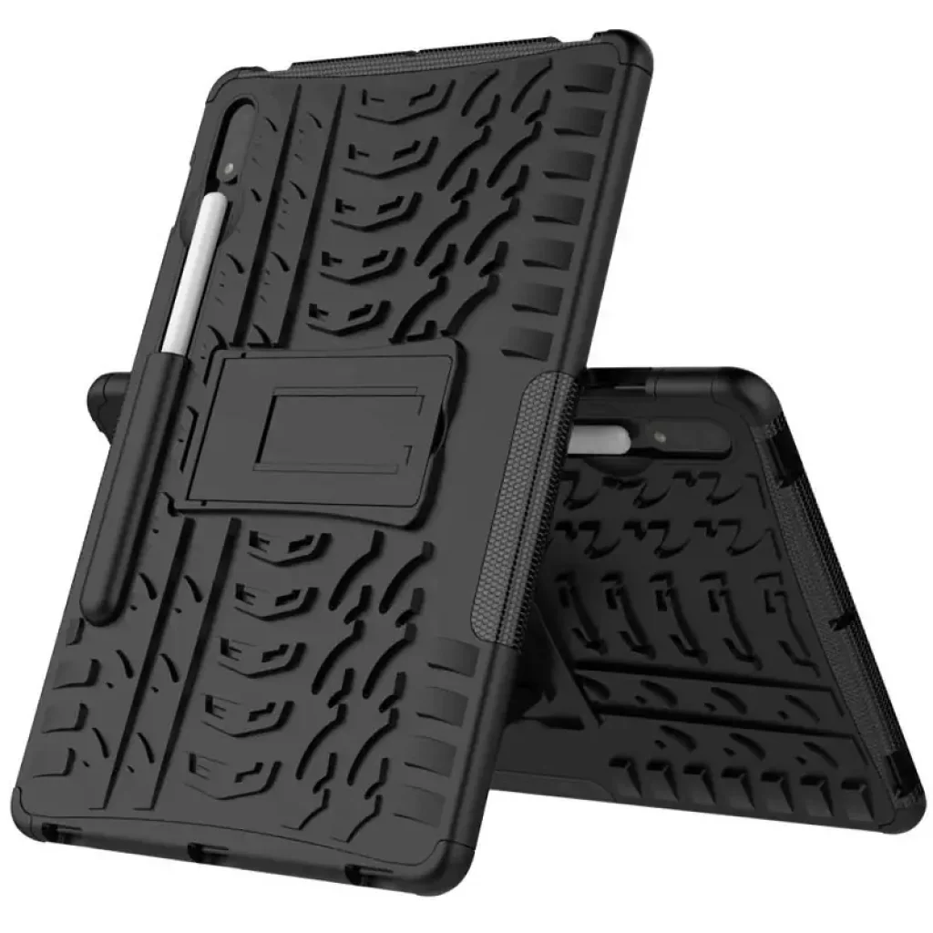 Чохол TPU+PC Protector Stand для Samsung Galaxy Tab S9 Plus, Samsung Galaxy Tab S9 FE Plus, Samsung Galaxy Tab S10 Plus Black