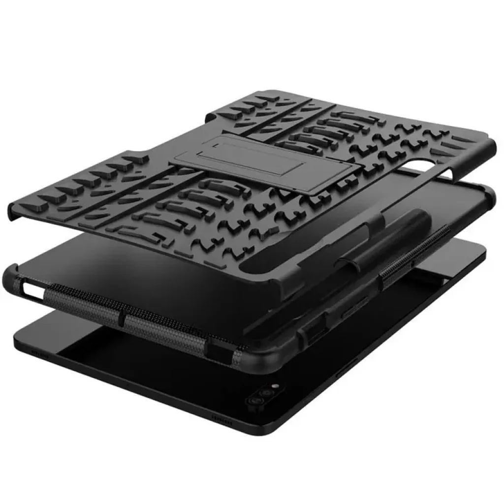 Чохол TPU+PC Protector Stand для Samsung Galaxy Tab S9 Plus, Samsung Galaxy Tab S9 FE Plus, Samsung Galaxy Tab S10 Plus Black