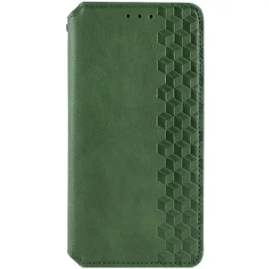 Цвет: Зеленый - Чехол Getman Cubic PU Case для Oppo A78 4G Green