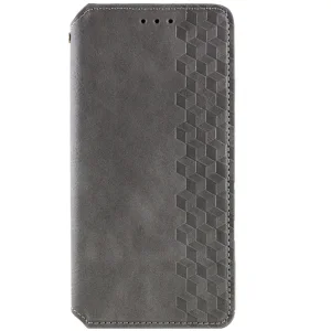 Цвет: Серый - Чехол Getman Cubic PU Case для Oppo A78 4G Gray