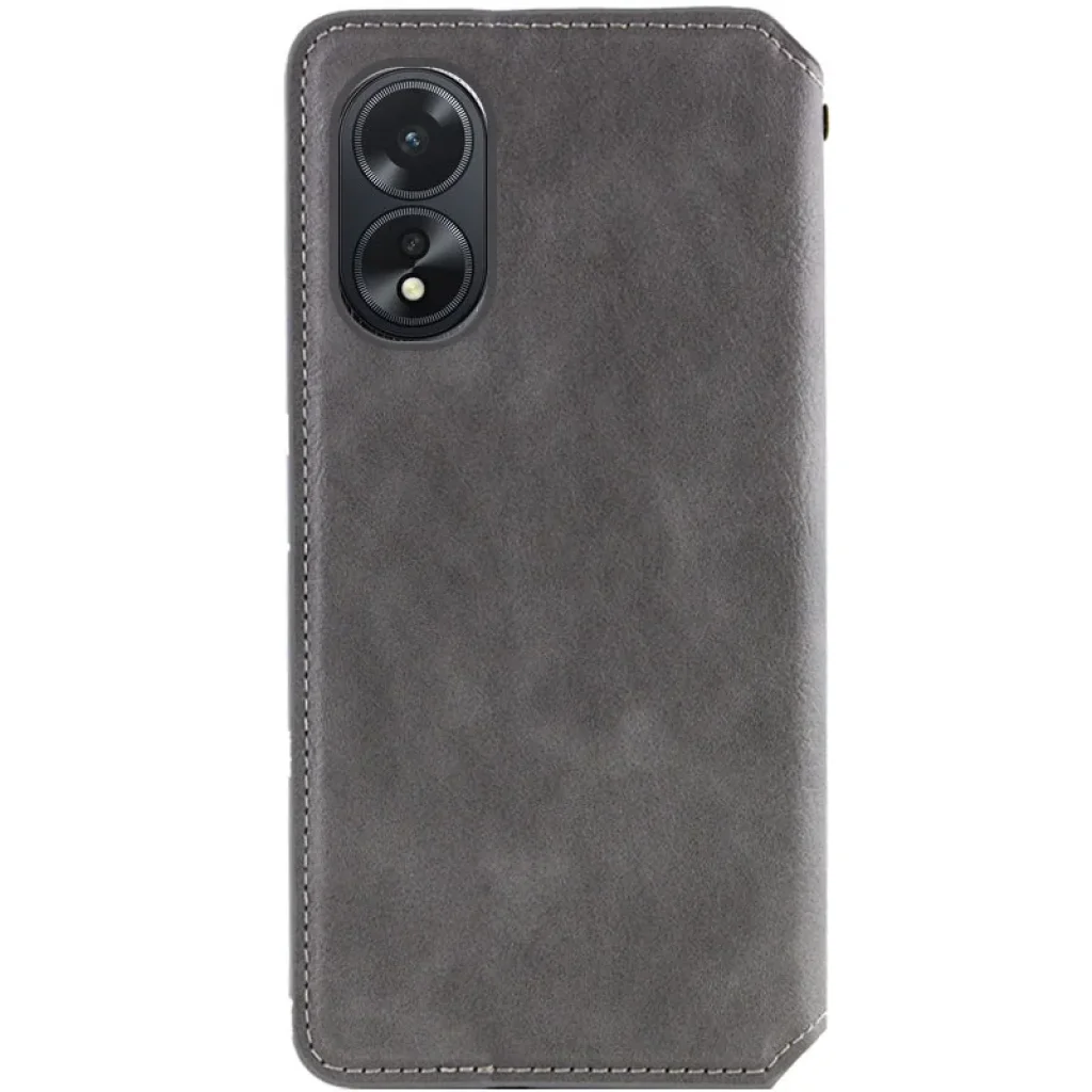 Чехол Getman Cubic PU Case для Oppo A78 4G Gray