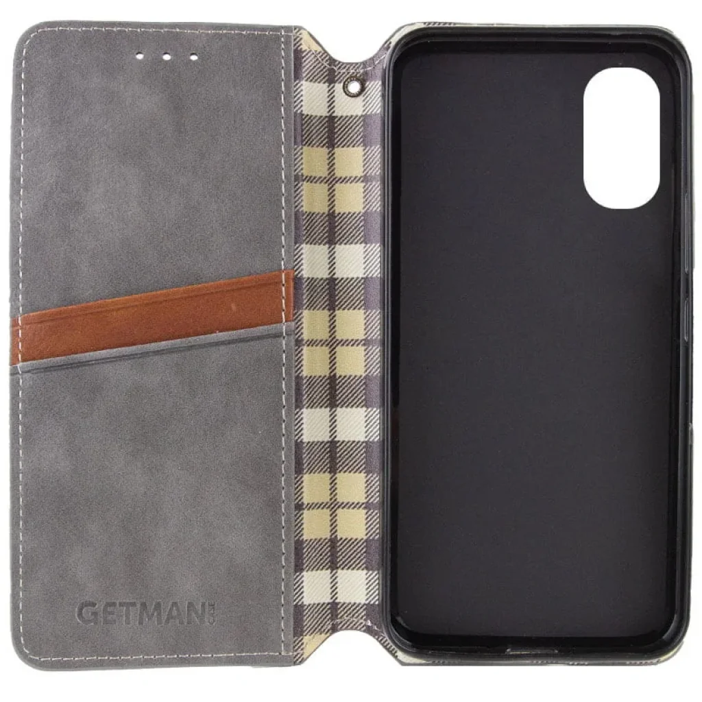 Чехол Getman Cubic PU Case для Oppo A78 4G Gray