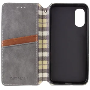 Чехол Getman Cubic PU Case для Oppo A78 4G Gray