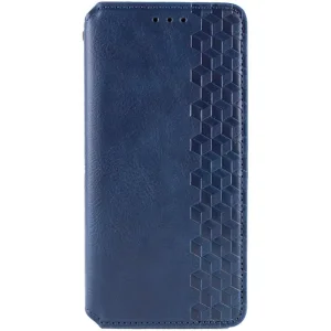 Цвет: Синий - Чехол Getman Cubic PU Case для Oppo A78 4G Blue