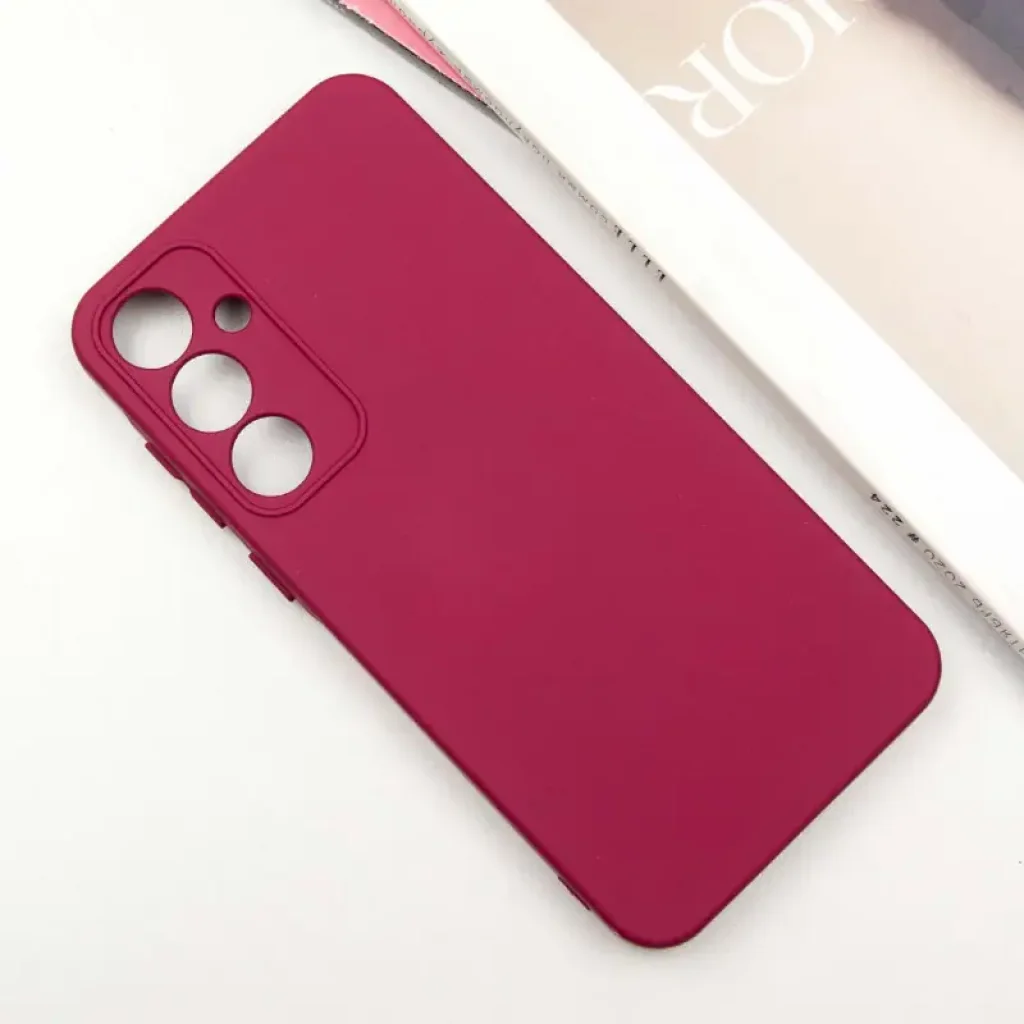 Чехол Silicone Cover Lakshmi Full Camera (AA) для Samsung Galaxy S23 FE Marsala