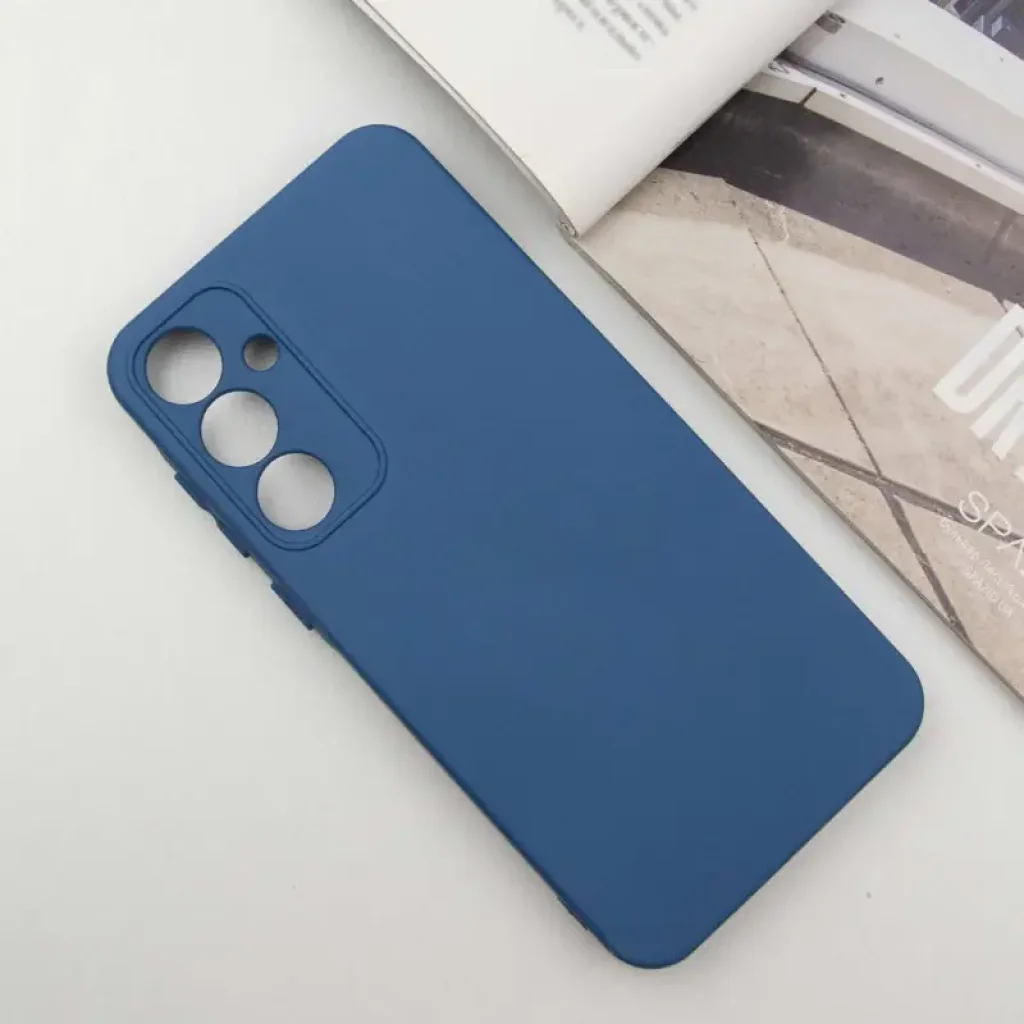 Чехол Silicone Cover Lakshmi Full Camera (AA) для Samsung Galaxy S23 FE Navy Blue