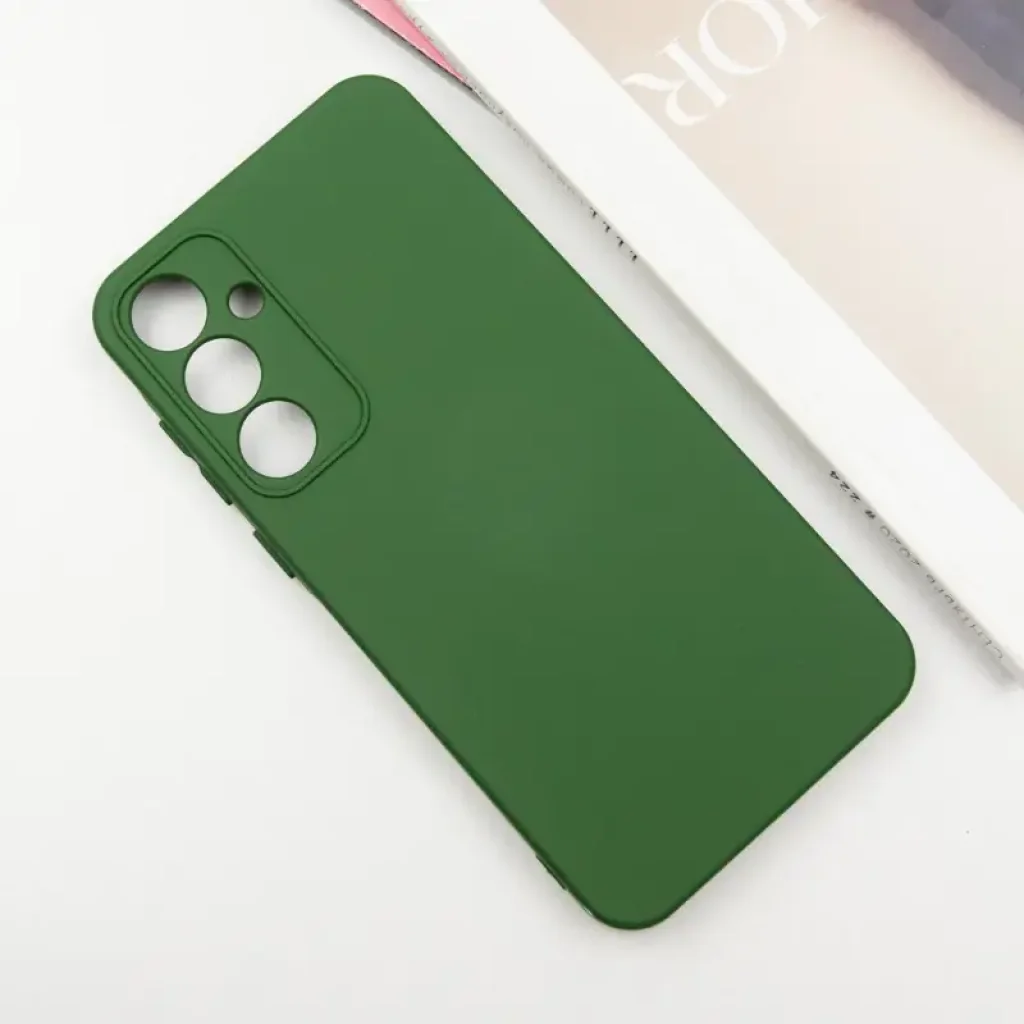 Чехол Silicone Cover Lakshmi Full Camera (AA) для Samsung Galaxy S23 FE Dark Green